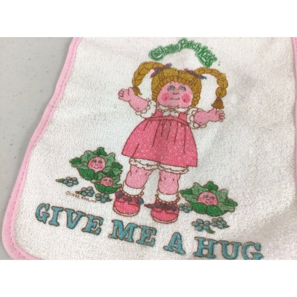 Vintage Cabbage Patch Baby Bib 1983
